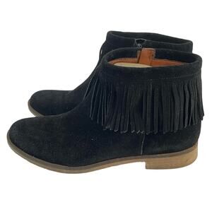 Lucky Brand Galley Fringe Booties Size 9